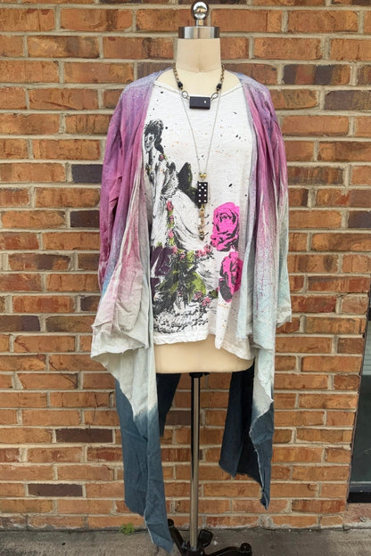 Fading Colors Cardigan - One Size - ivyandlavyboutique A Rare Bird Shop