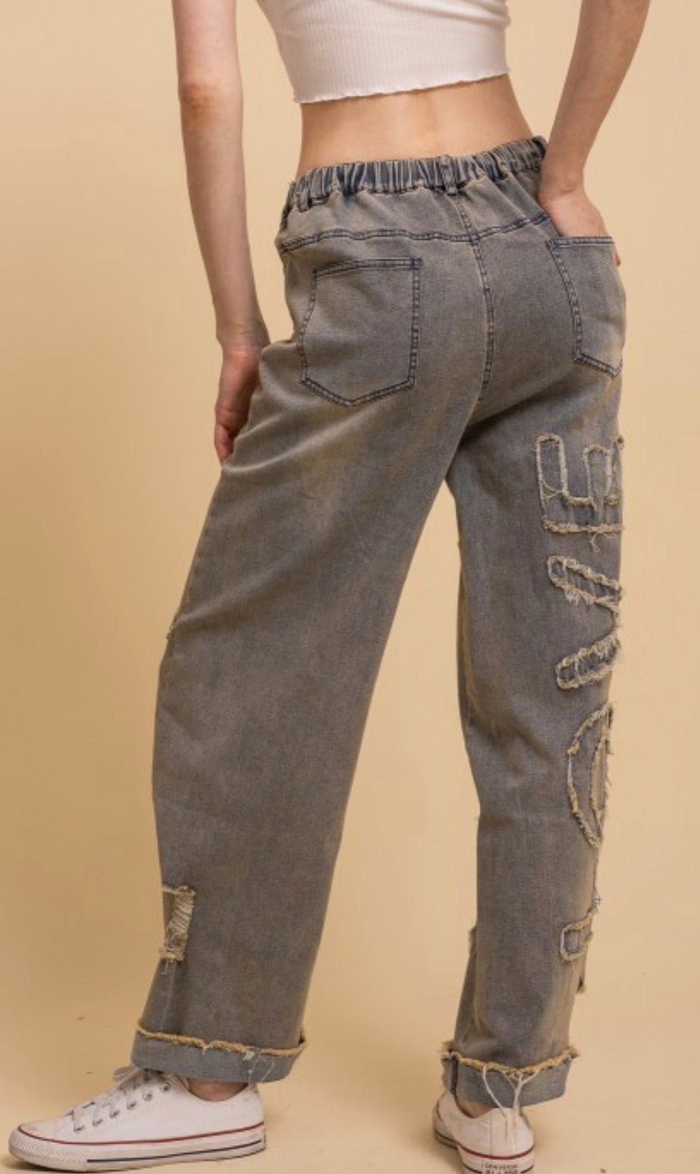 Faith & Love Jean - ivyandlavyboutique Blue Velvet