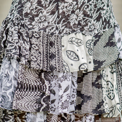 Mini Skirt Ruffle & Patch