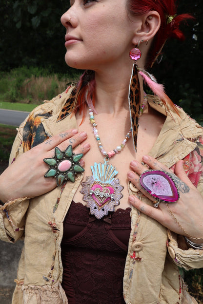 Feather Me Fancy Earrings - ivyandlavyboutique Gypsy South