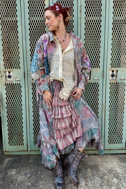 Fields of Dreams Skirt - Faded Garden: One Size - ivyandlavyboutique Jaded Gypsy