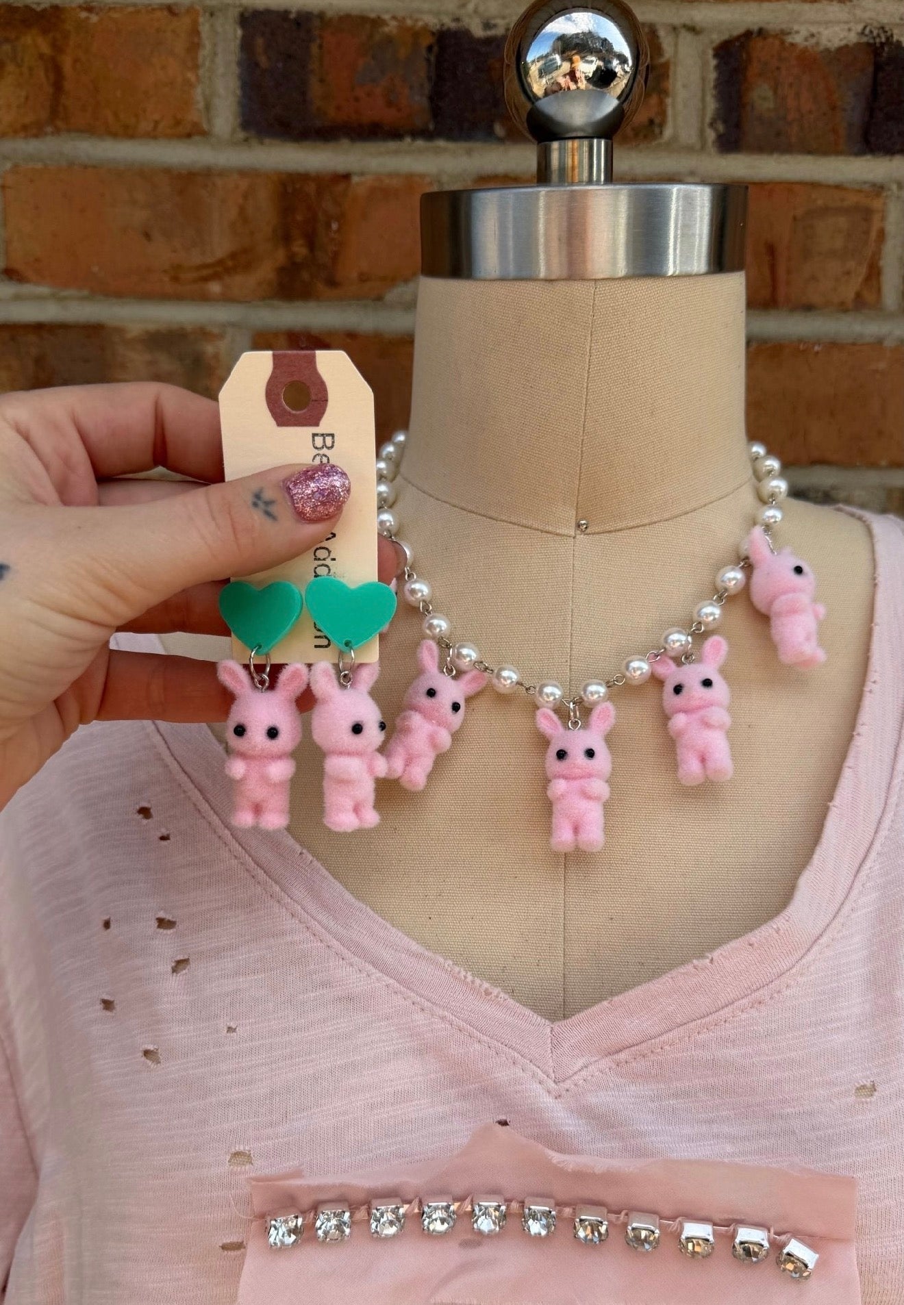 FINAL SALE Bunny Earrings - ivyandlavyboutique Beths Addiction