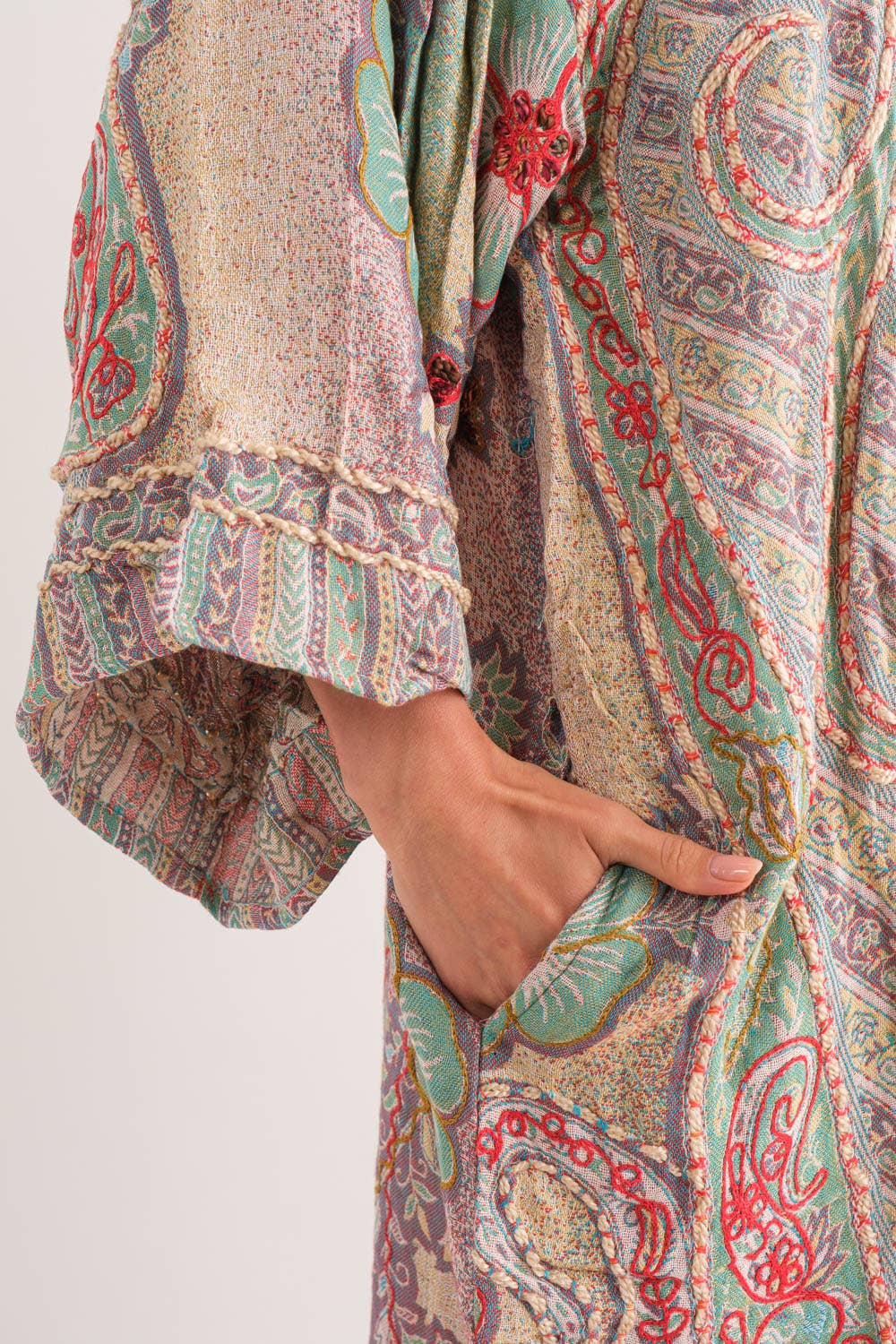 Final Sale - Marley Thick Stitch Duster - ivyandlavyboutique Raj Trading & Imports (USA) Inc.