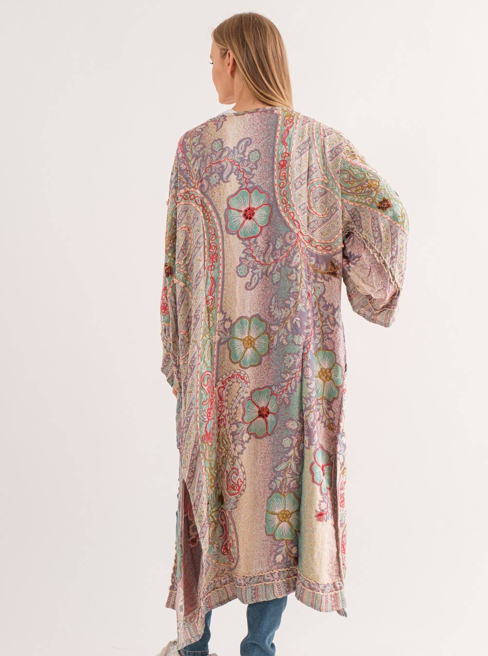Final Sale - Marley Thick Stitch Duster - ivyandlavyboutique Raj Trading & Imports (USA) Inc.