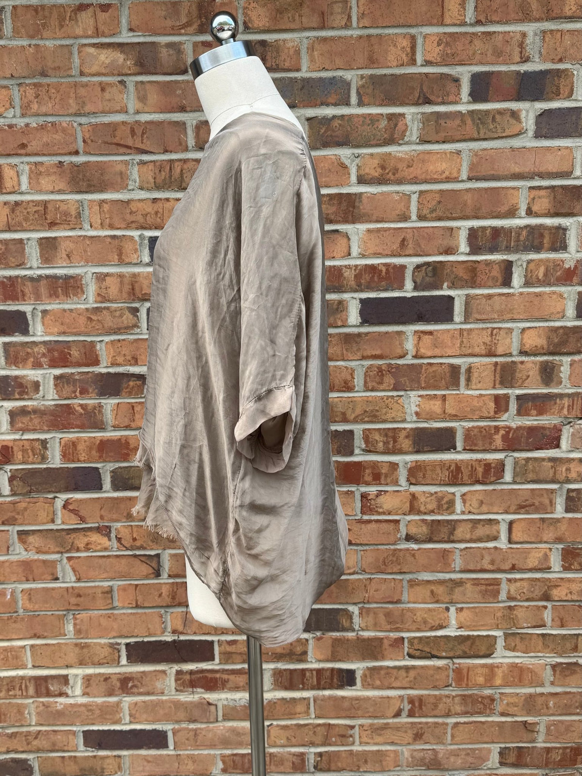 FINAL Sale- Silk Classic Everyday Top - ivyandlavyboutique Karamel Collection