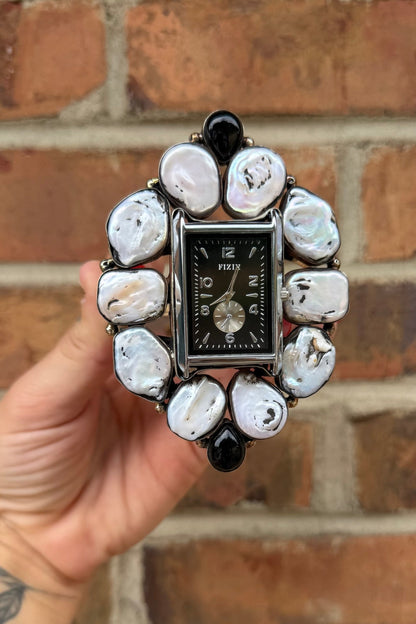 Fizix Pearl Watch Cuff - ivyandlavyboutique ivyandlavyboutique