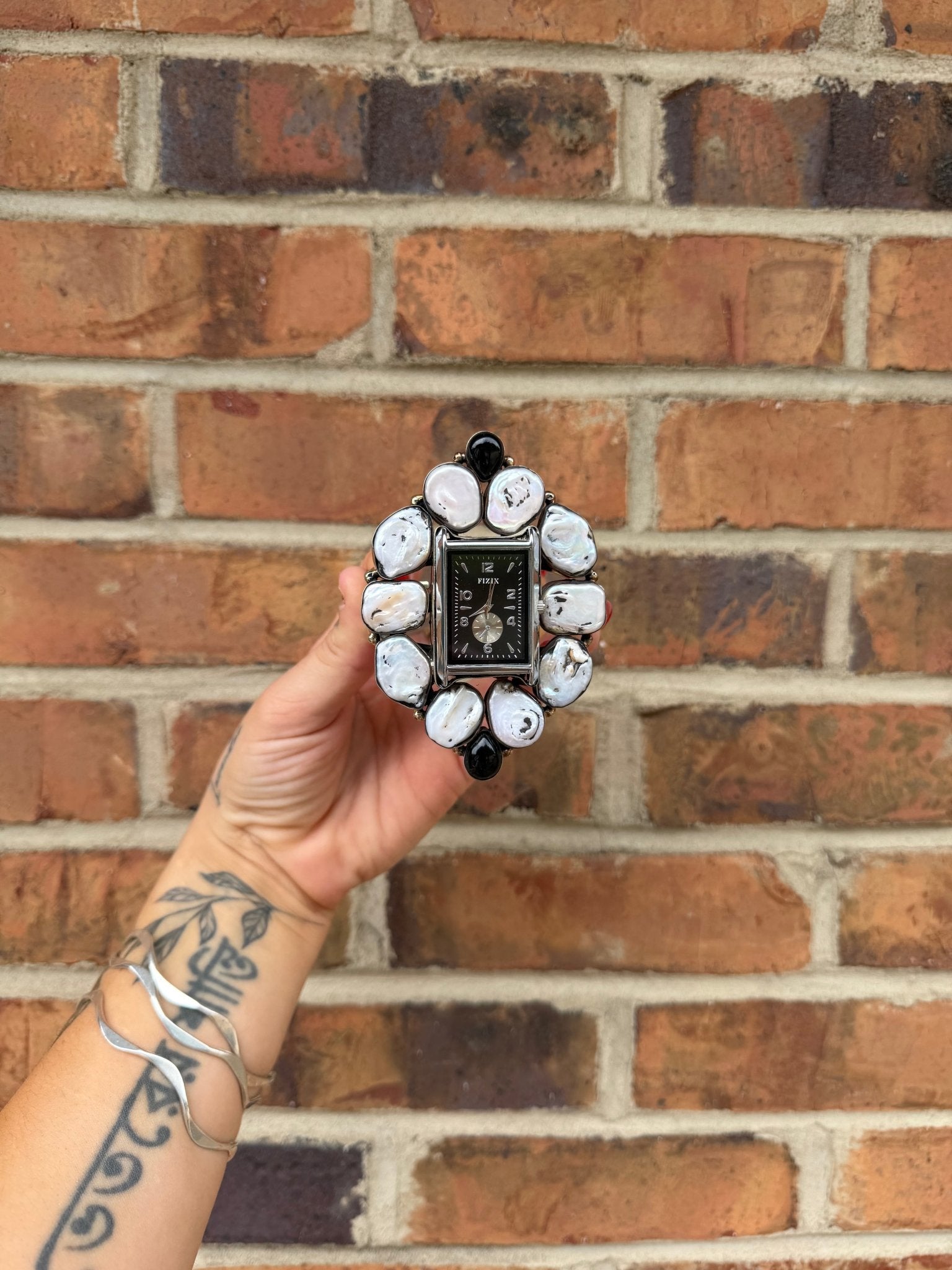 Fizix Pearl Watch Cuff - ivyandlavyboutique ivyandlavyboutique