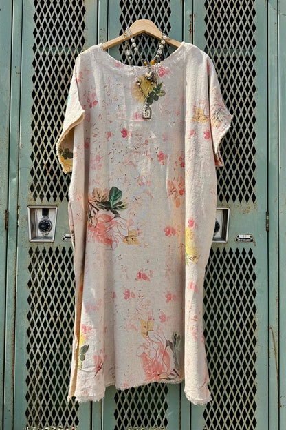 Floral Dreams Full Tunic - ivyandlavyboutique LeParisPetit by I Love Linen