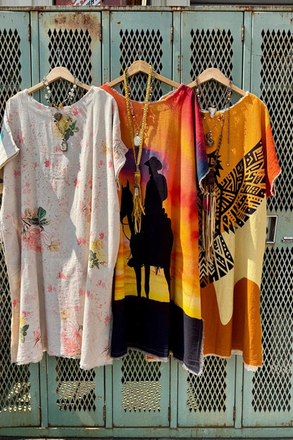 Floral Dreams Full Tunic - ivyandlavyboutique LeParisPetit by I Love Linen