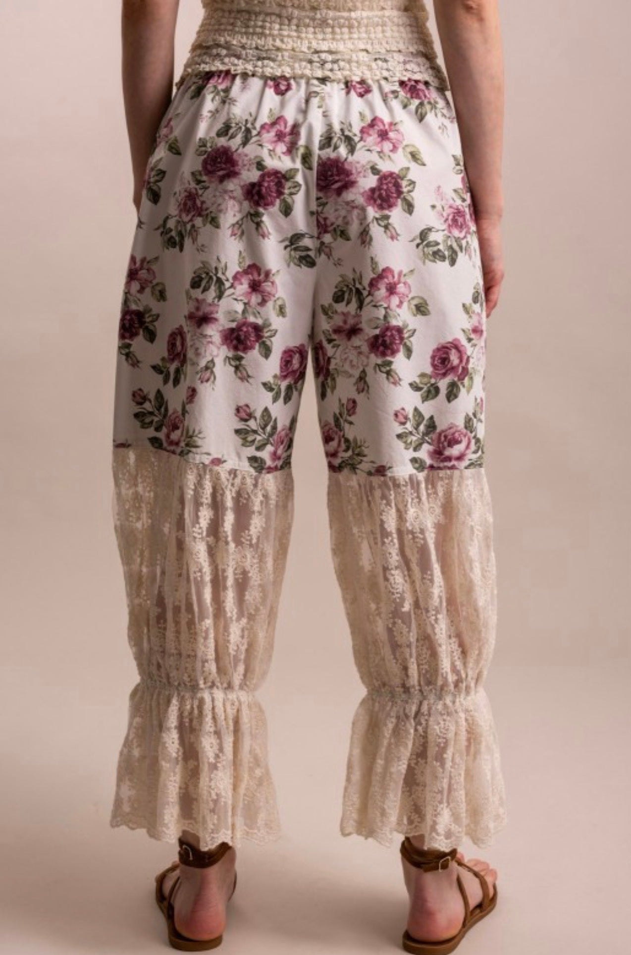 Floral Dreams Sheer Bottom Bloomers - ivyandlavyboutique Blue Velvet