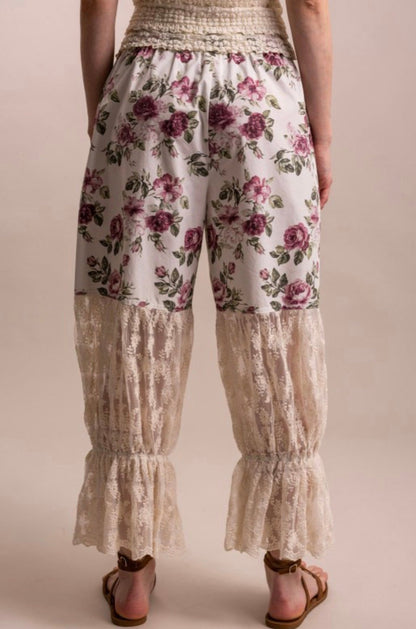 Floral Dreams Sheer Bottom Bloomers - ivyandlavyboutique Blue Velvet