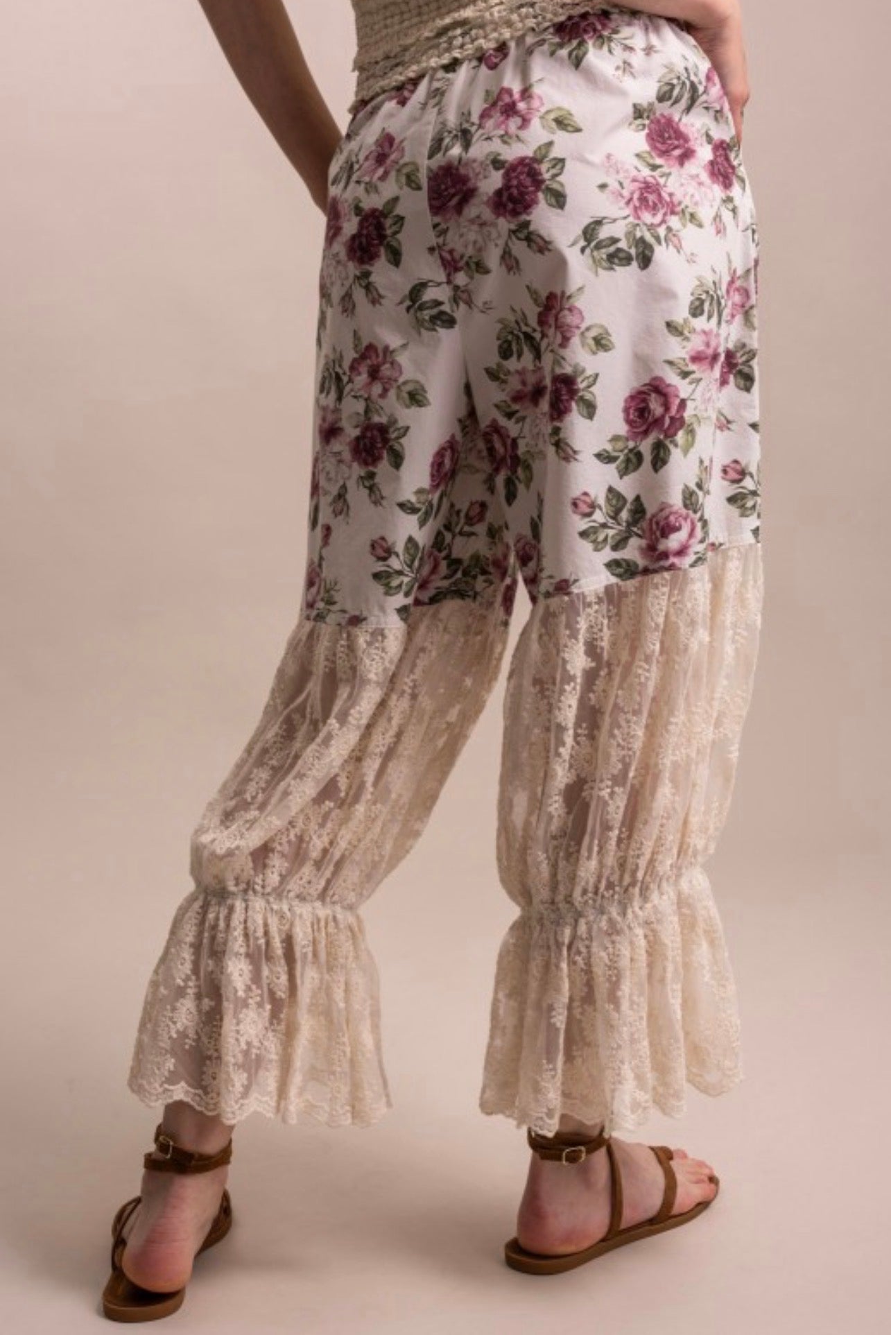Floral Dreams Sheer Bottom Bloomers - ivyandlavyboutique Blue Velvet