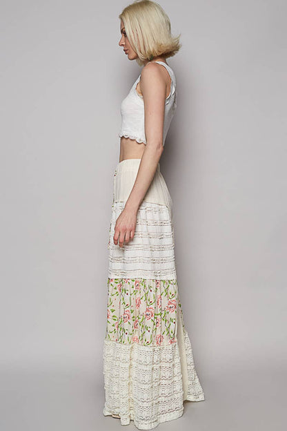 Floral Haze Wide Leg Flowy Pant - ivyandlavyboutique Pol Clothing