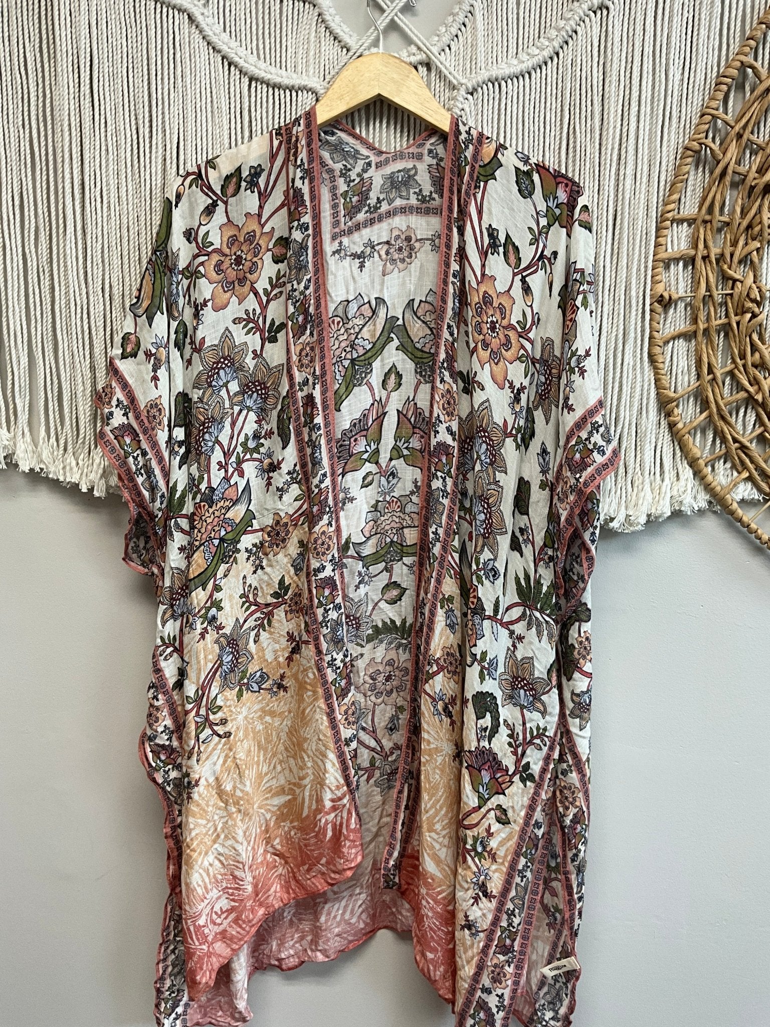 Floral Ruggine Kimono SALE - ivyandlavyboutique ivyandlavyboutique