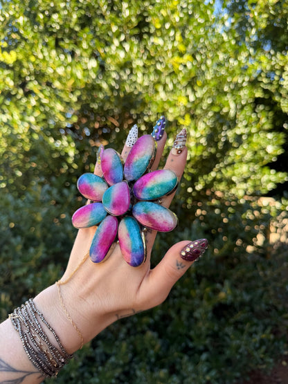 Flower Power Ring - Boho Wanderlust Boutique ivyandlavyboutique