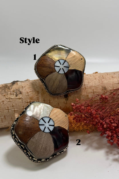 Flower Shell Ring - ivyandlavyboutique ivyandlavyboutique