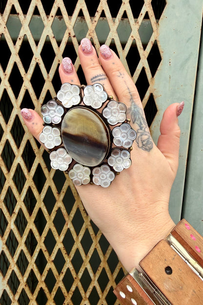Flowers All Around Ring - ivyandlavyboutique ivyandlavyboutique