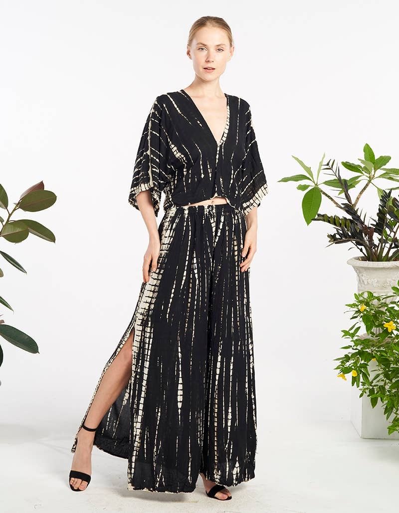 Forest Breeze Wide Leg Pant - ivyandlavyboutique Kathmandu Imports