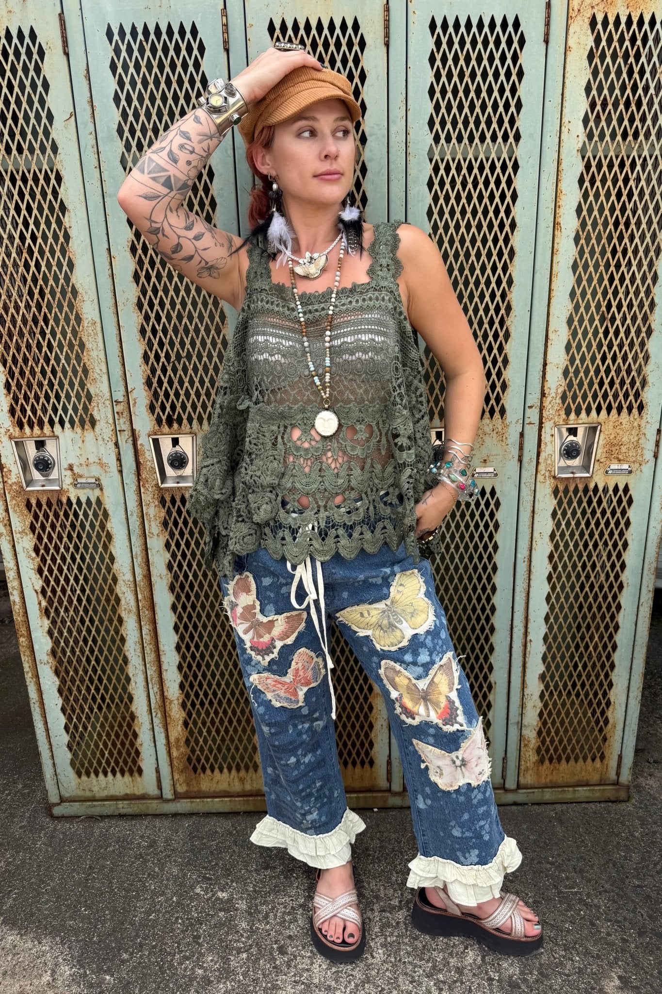 Forever Timeless Tank in Olive - ivyandlavyboutique Jaded Gypsy