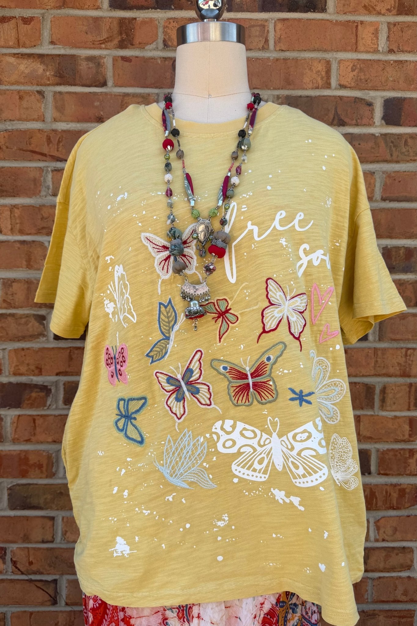 Free your Soul Sunshine Tee - ivyandlavyboutique Blue Velvet