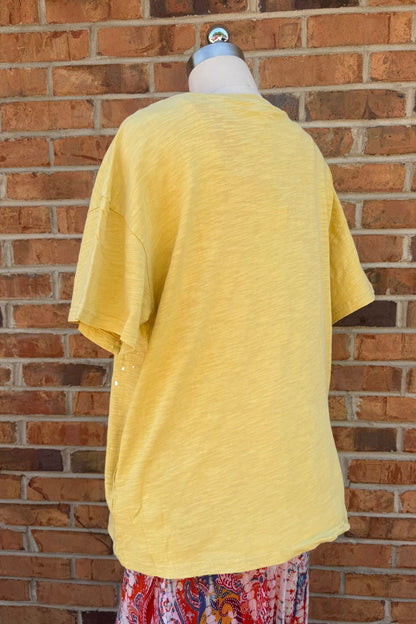 Free your Soul Sunshine Tee - ivyandlavyboutique Blue Velvet