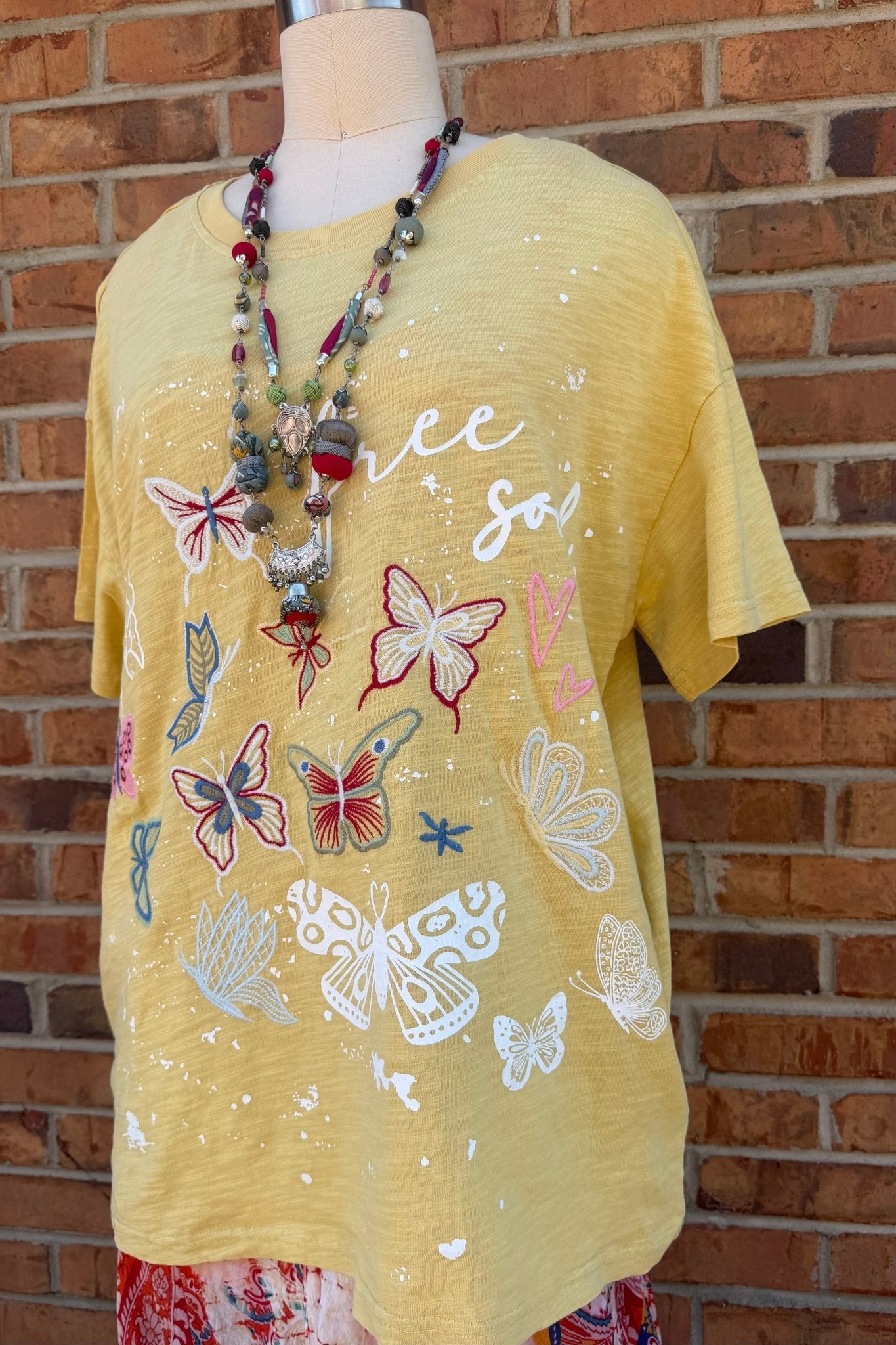Free your Soul Sunshine Tee - ivyandlavyboutique Blue Velvet