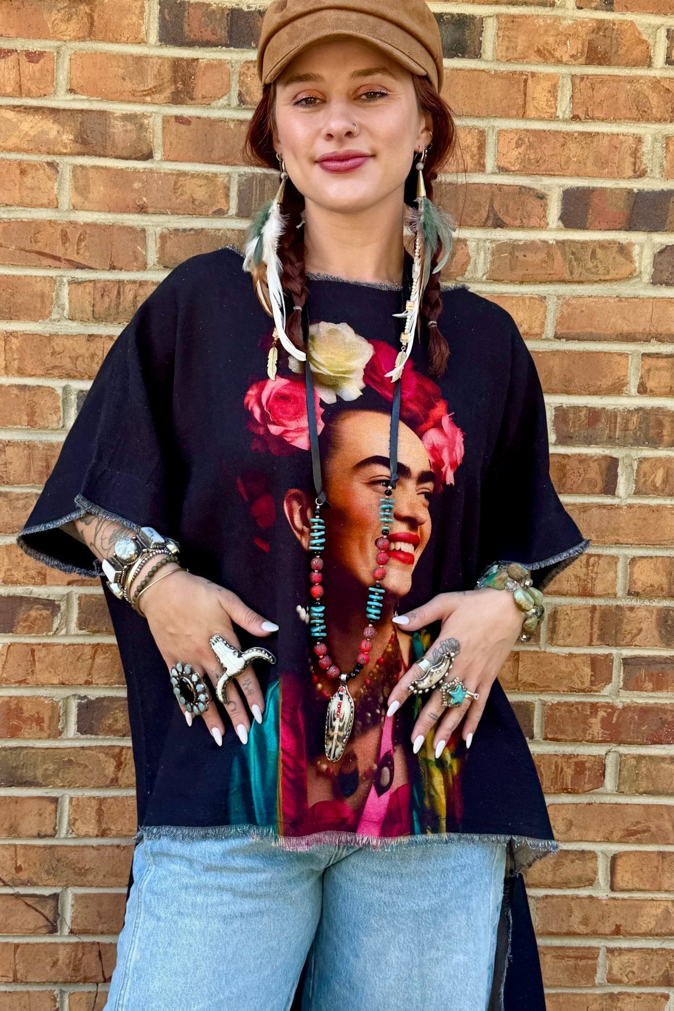 Frida w/ Wings Hi Lo - ivyandlavyboutique I LOVE LINEN