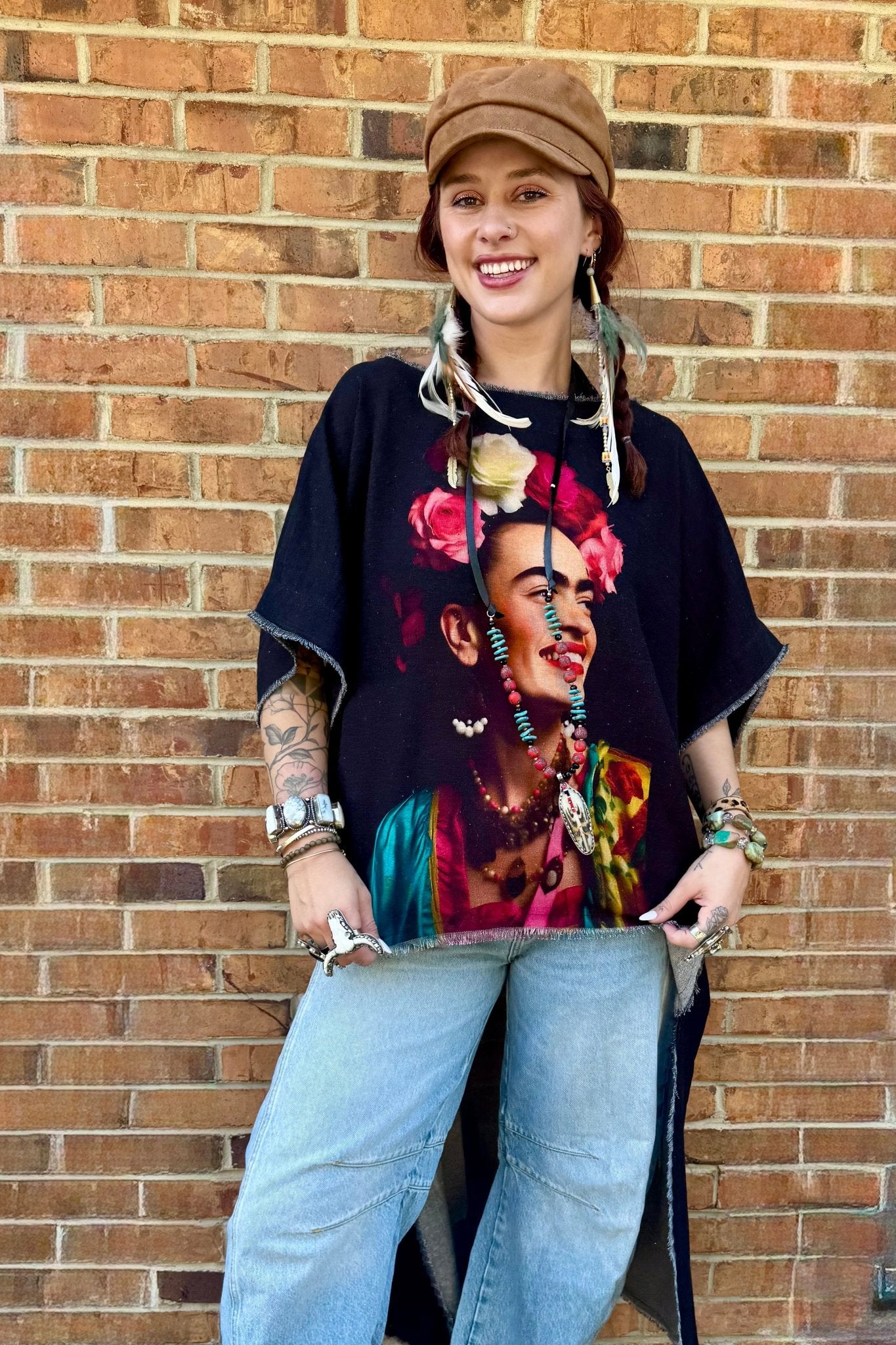 Frida w/ Wings Hi Lo - ivyandlavyboutique I LOVE LINEN