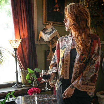 Friendship Love & Truth Pixie Duster Cropped Kimono - ivyandlavyboutique Market of Stars