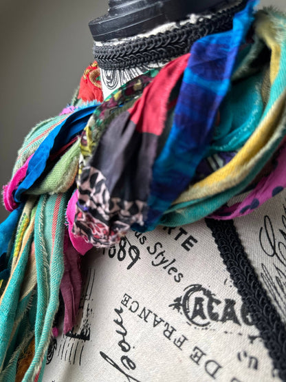 Fringe Scarf - Wanderlust - ivyandlavyboutique The Curated Raven