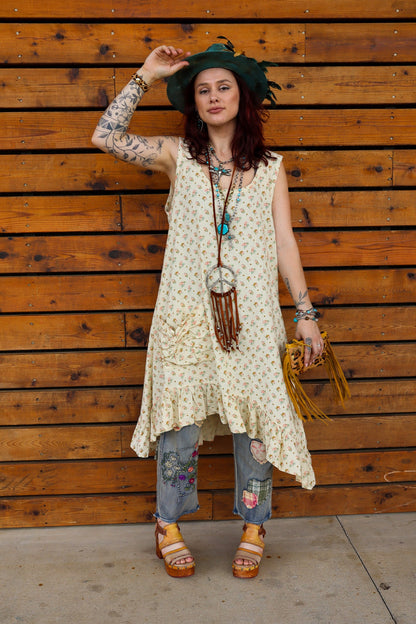 Full Bloom Layering Slip Tunic Dress - ivyandlavyboutique Jaded Gypsy