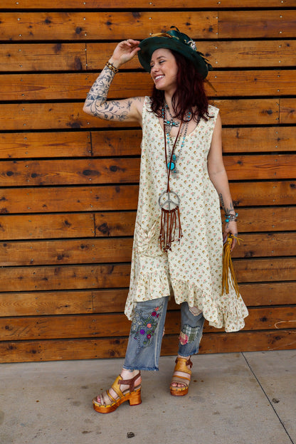 Full Bloom Layering Slip Tunic Dress - ivyandlavyboutique Jaded Gypsy