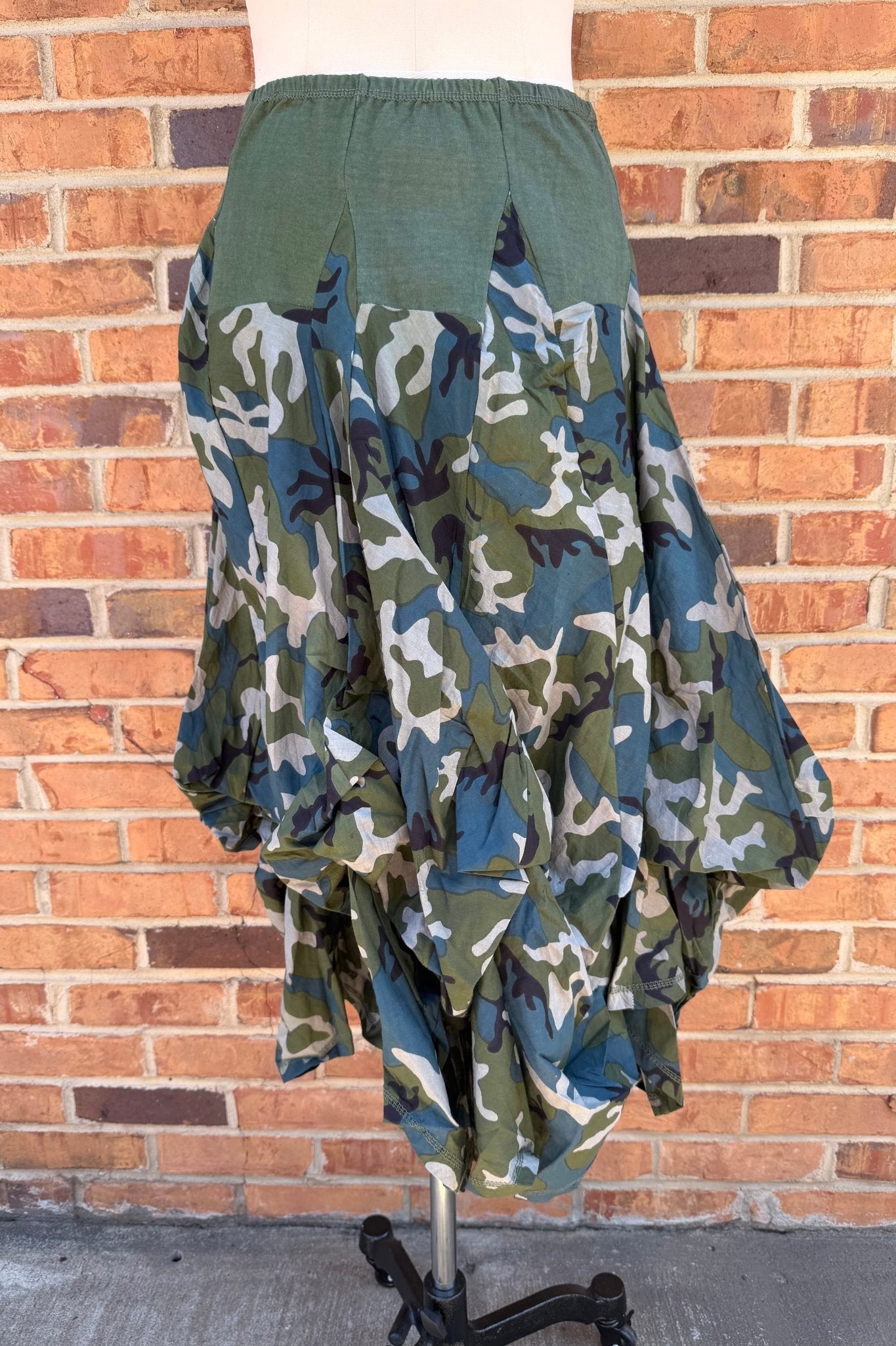 Funky Bubble Skirt in Camo - ivyandlavyboutique LA Skirts