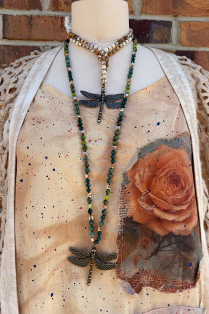 Funky DragonFly Necklace - ivyandlavyboutique ivyandlavyboutique