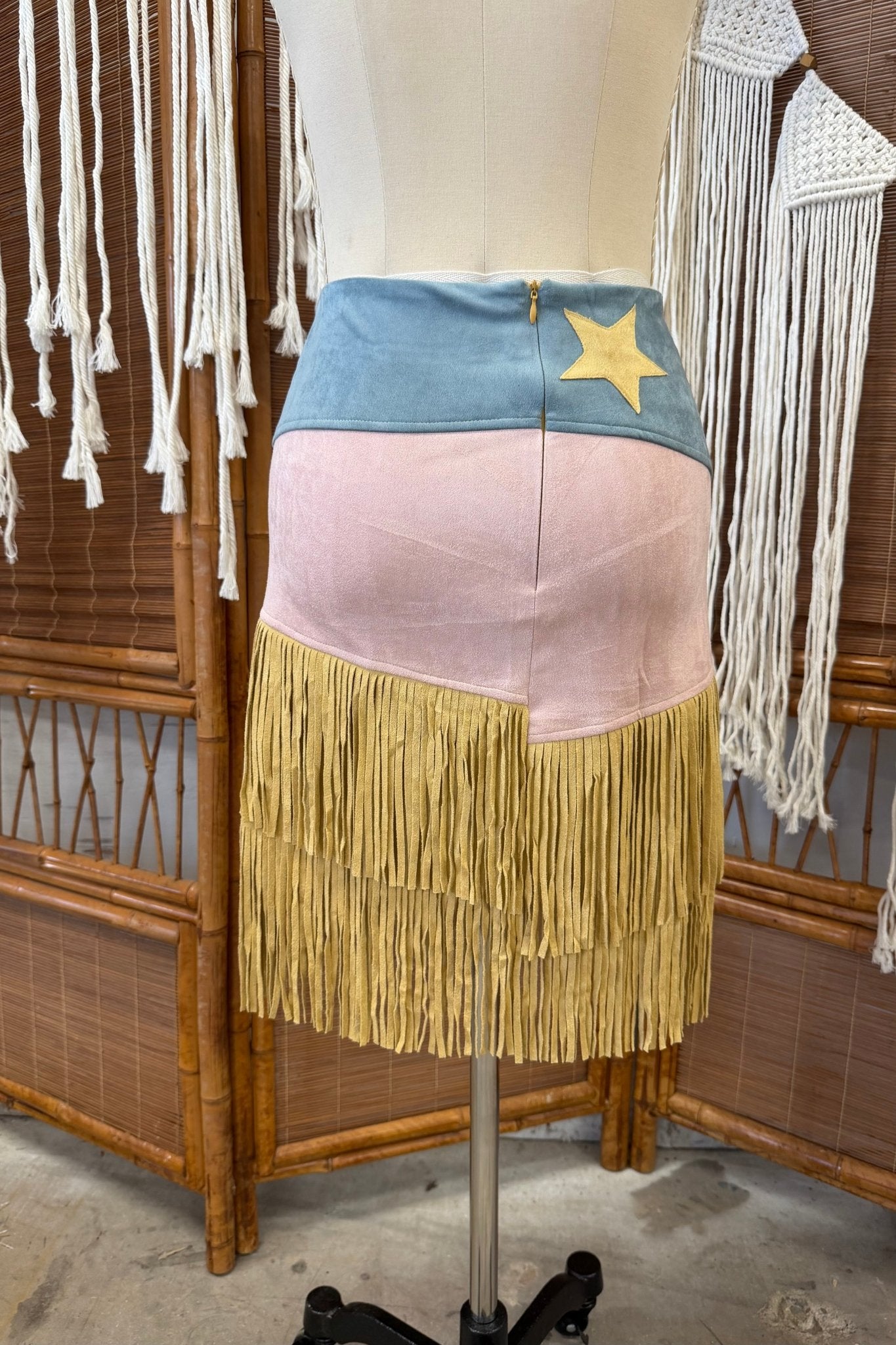 Funky Fringe Mini Skirt - ivyandlavyboutique Vocal