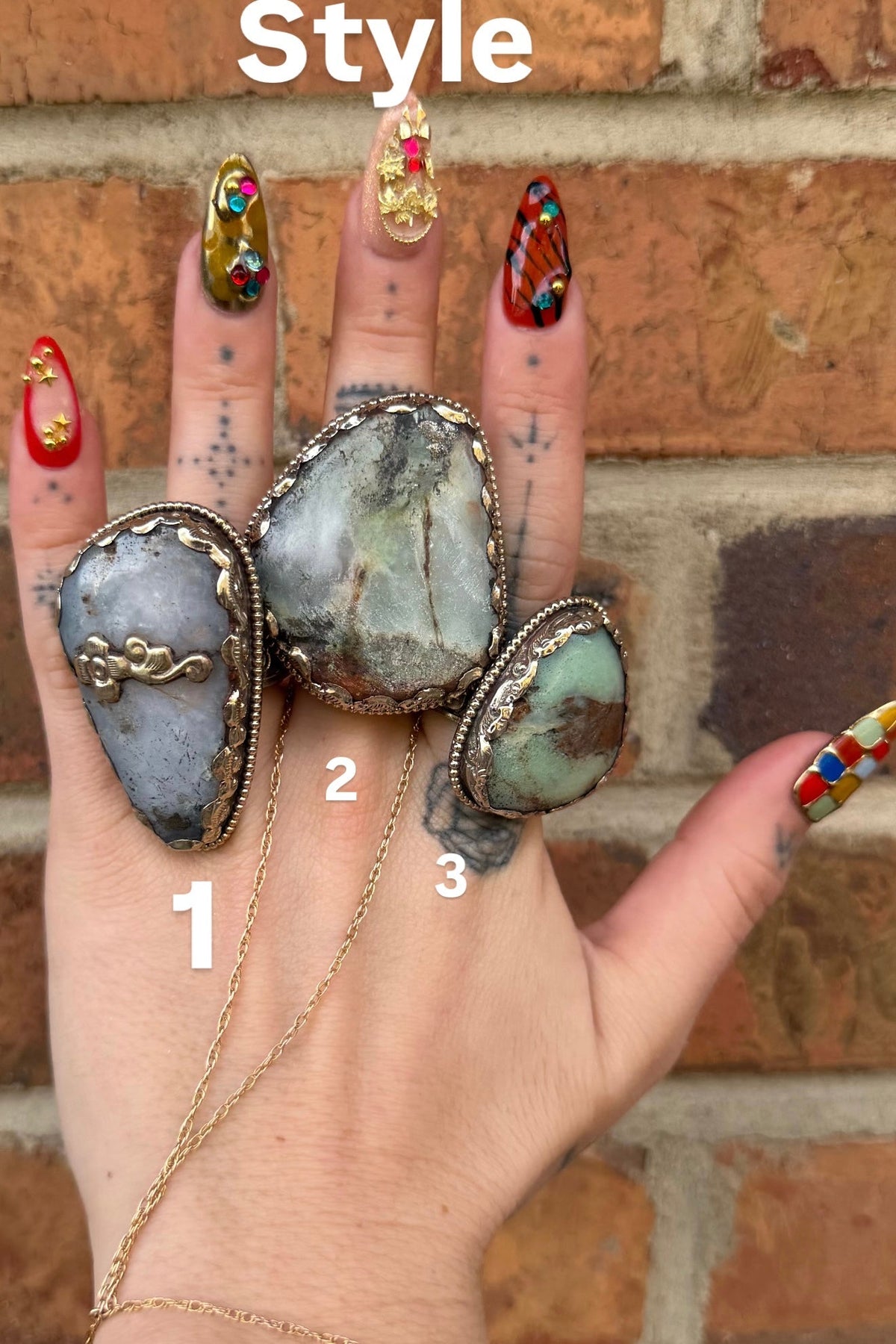 Funky Gem Ring - Boho Wanderlust Boutique Boho Wanderlust Boutique