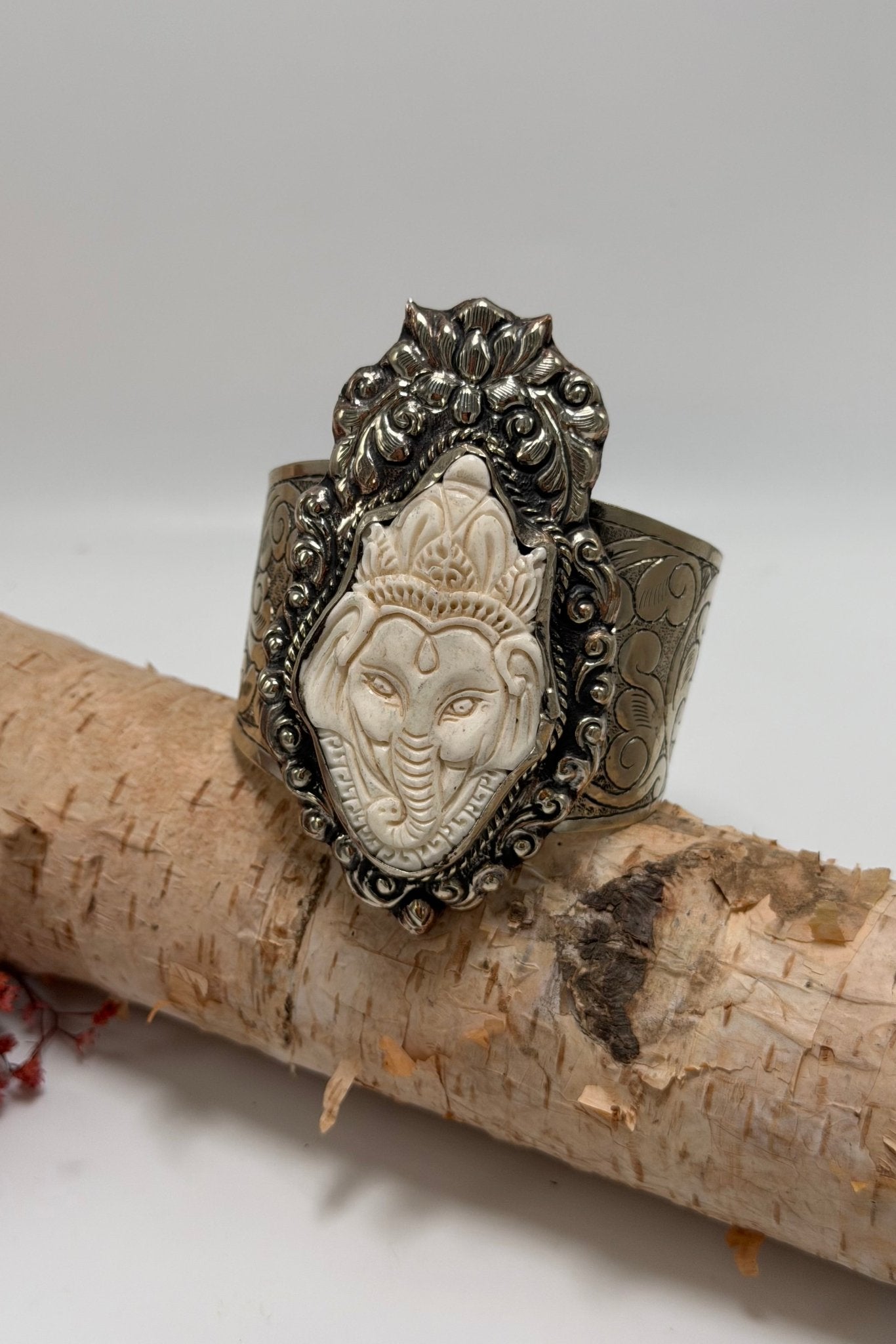 Ganesha Epic Cuff Bracelet Ganesha - ivyandlavyboutique ivyandlavyboutique