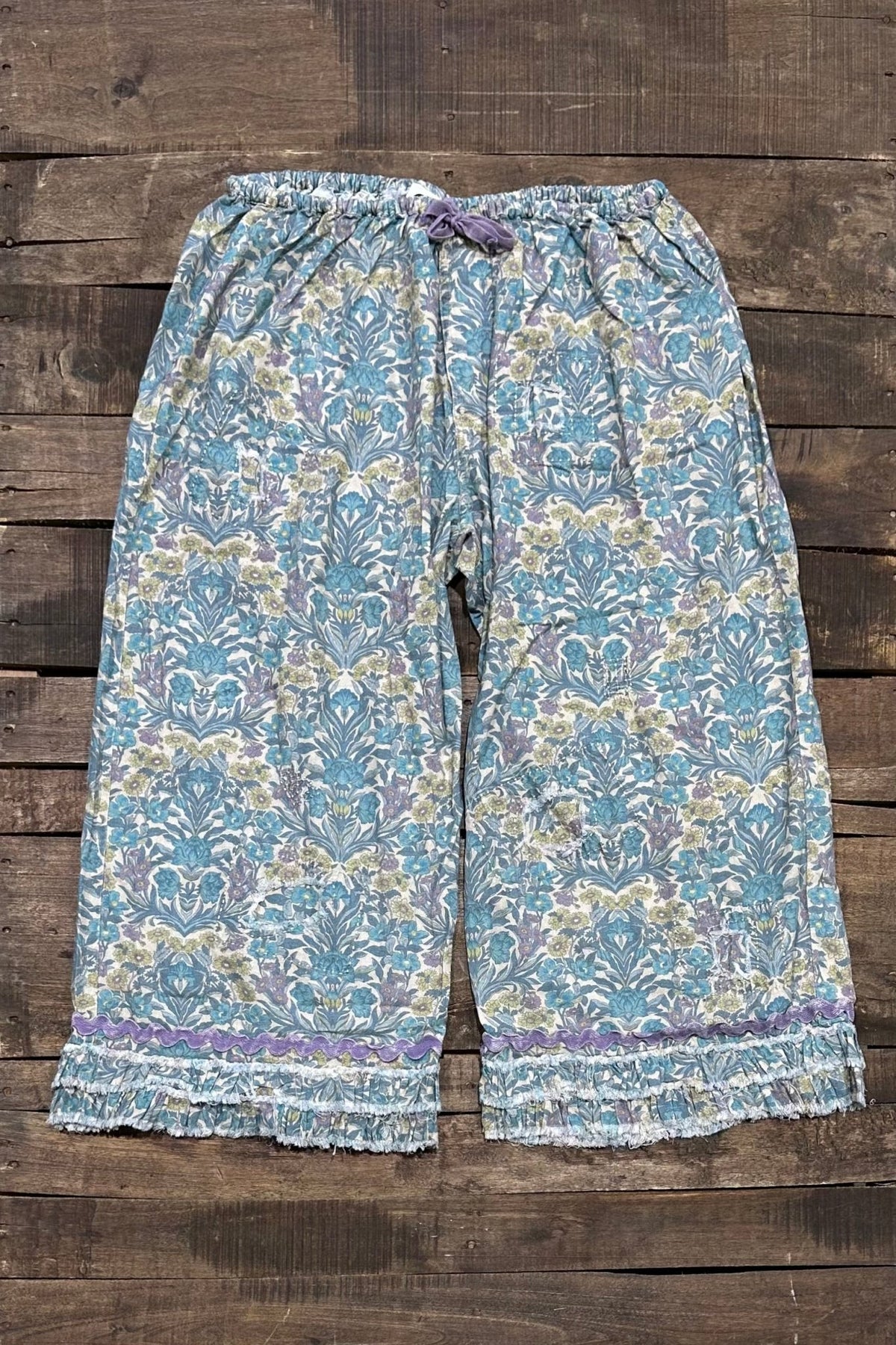 Garden Romance Bloomer in Teal Floral - Boho Wanderlust Boutique Jaded Gypsy