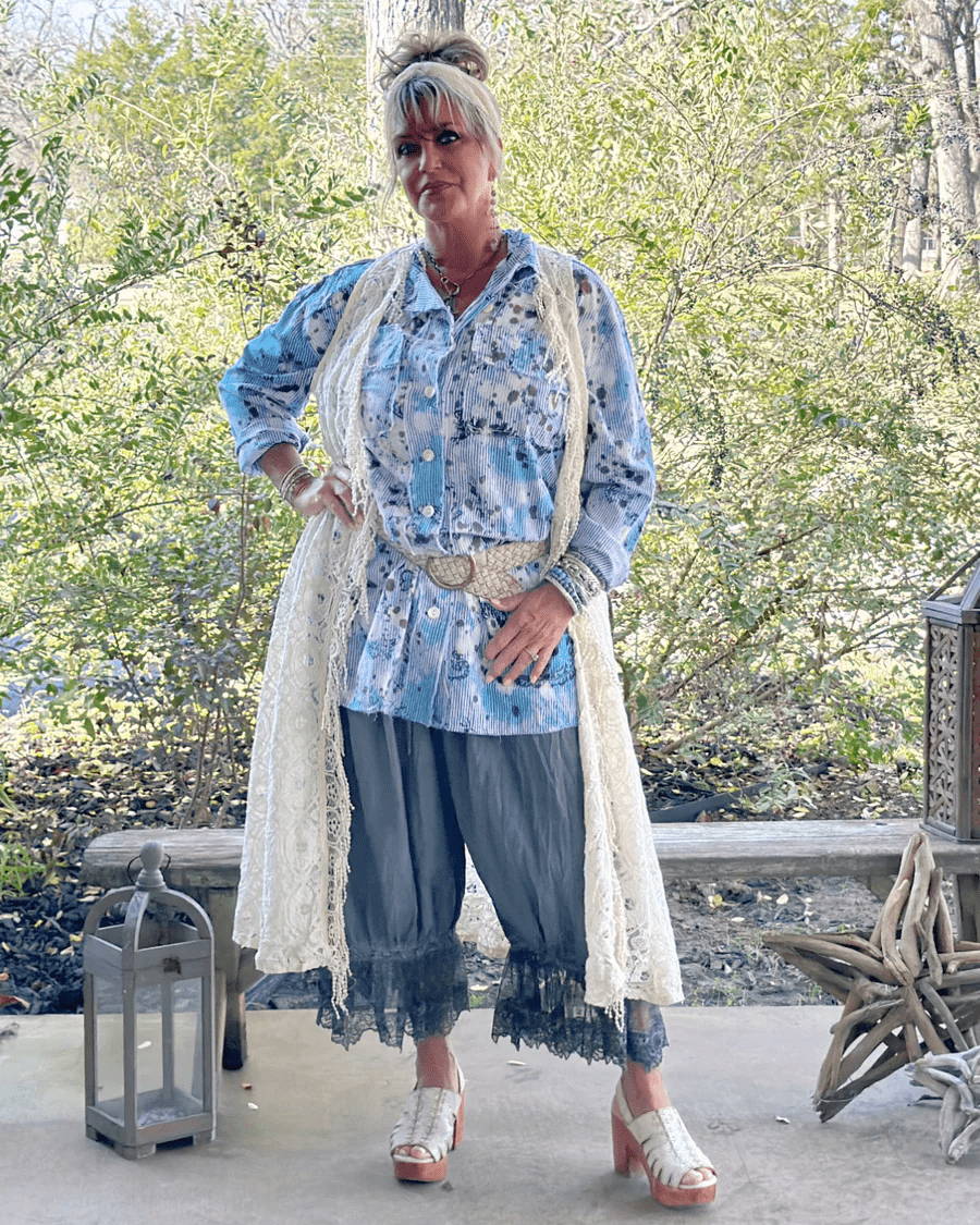 Garden Splash Top - ivyandlavyboutique Jaded Gypsy