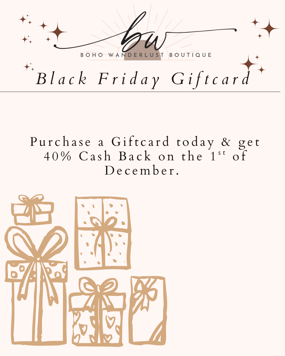 Giftcard BF Deal ~ Get 40% Cash Back - ivyandlavyboutique ivyandlavyboutique