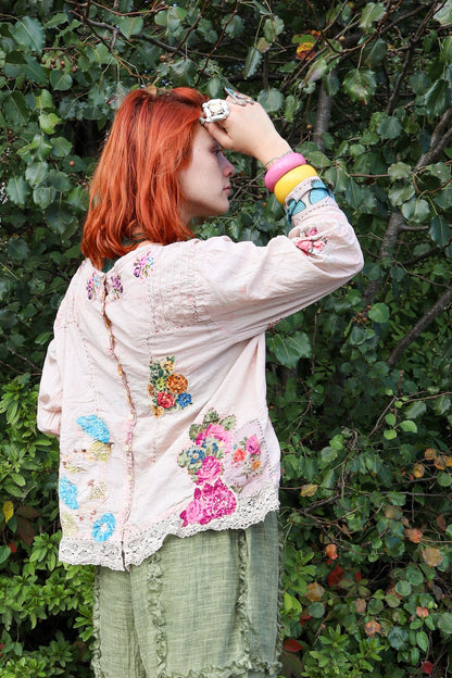 Gilded Bloom Top in Flutter - ivyandlavyboutique Jaded Gypsy