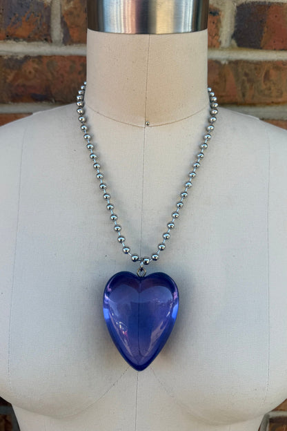Glass Heart Goner Necklace - Boho Wanderlust Boutique Boho Wanderlust Boutique