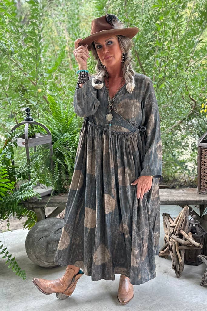 Glimpse of the Moon Duster Dress - ivyandlavyboutique Jaded Gypsy