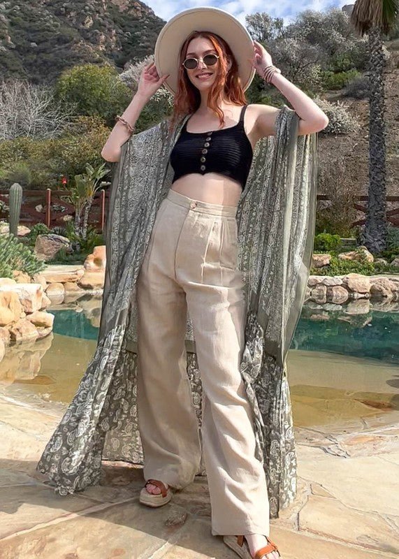 Go With The Flow Kimono - ivyandlavyboutique Leto Accessories