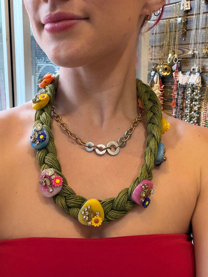 Goddess Braided Necklace - ivyandlavyboutique ivyandlavyboutique
