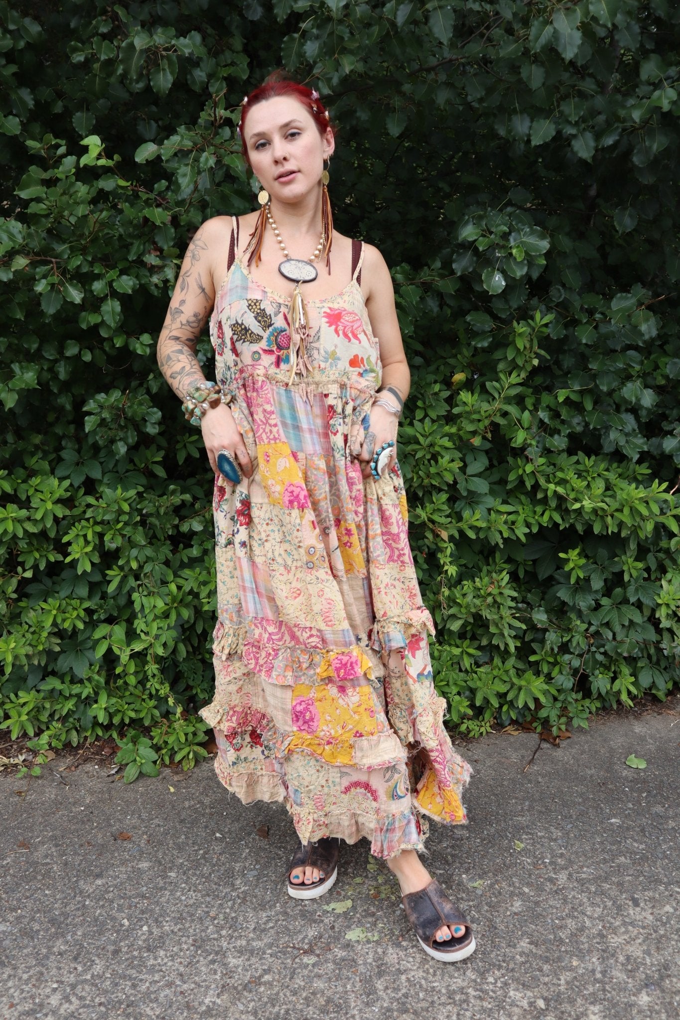 Golden Bloom Dress - ivyandlavyboutique Jaded Gypsy