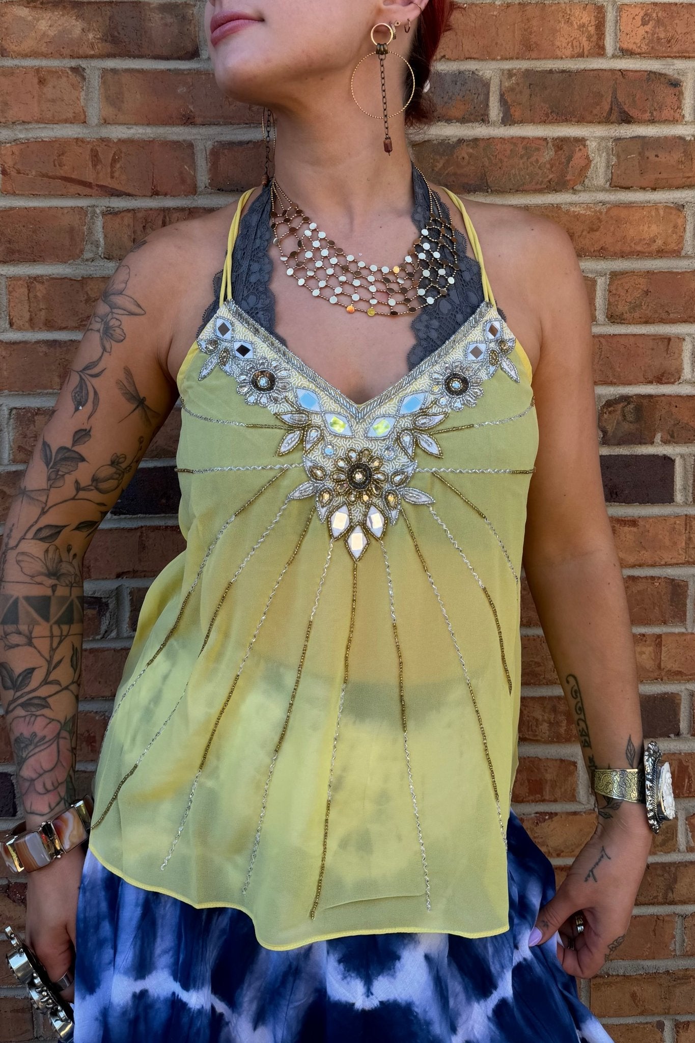 Golden Dots Layered Necklace - ivyandlavyboutique ivyandlavyboutique