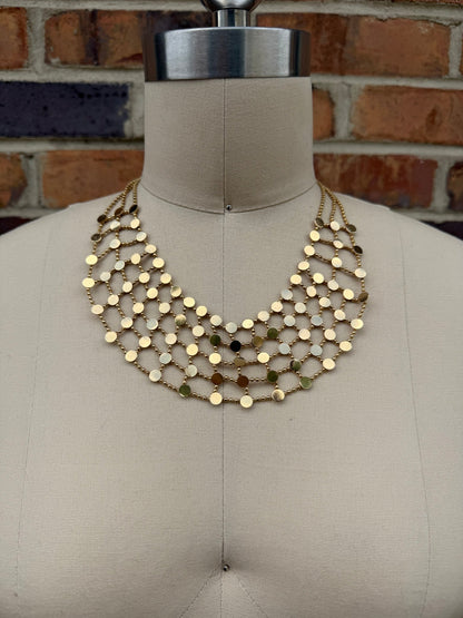 Golden Dots Layered Necklace - ivyandlavyboutique ivyandlavyboutique