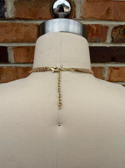 Golden Seedbead Layered Necklace - ivyandlavyboutique ivyandlavyboutique