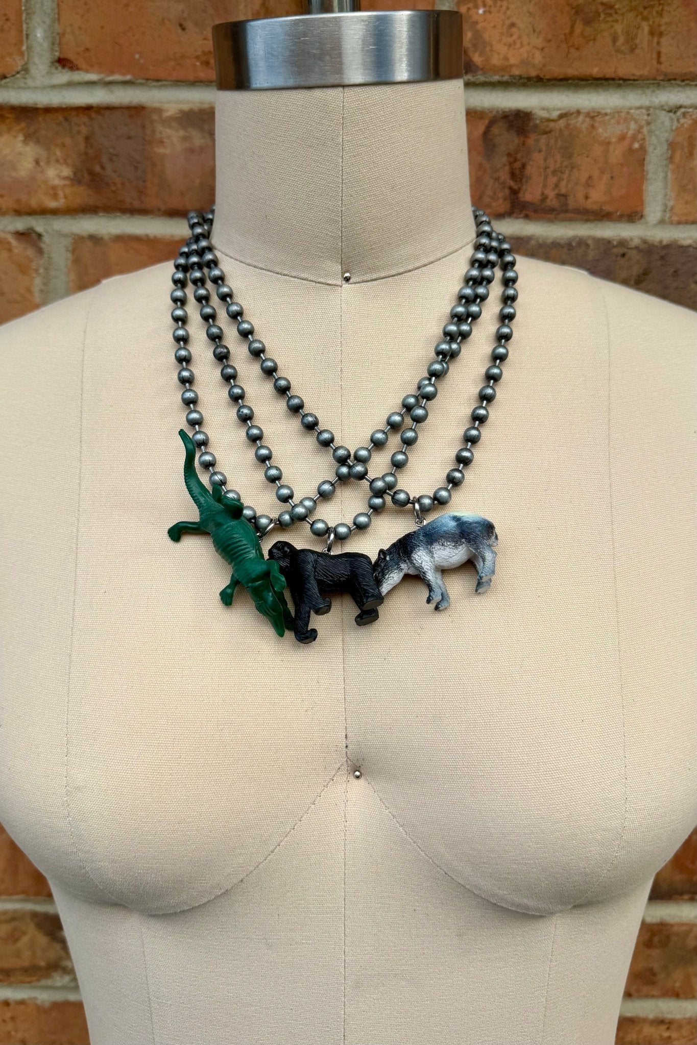 Gorilla Inner Child Animal Necklace - ivyandlavyboutique ivyandlavyboutique